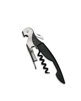 Tirbusonul ospatarului, inox, model negru - VIN BOUQUET 